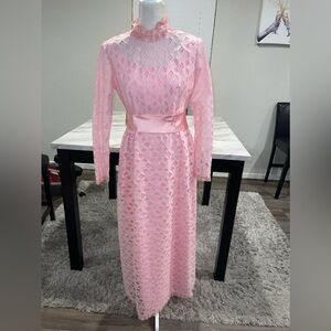 Vintage unionmade lace coquette Victorian lace wedding dress